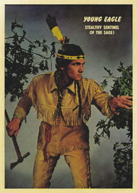 Young Eagle (Fawcett, 1950 series)  #1 (December 1950) — Young Eagle Stealthy Sentinel of the Sage!