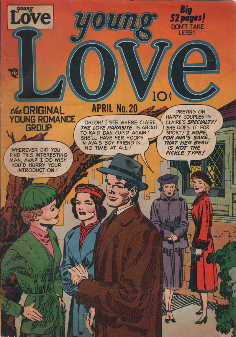 Young Love (Prize, 1949 series) v3#2 (20) (April 1951)