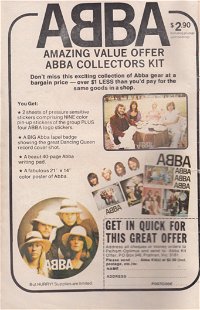 Origins of Great Marvel Comics Heroes (Newton, 1975?)  — Abba Amazing Value Offer Abba Collectors Kit (page 1)