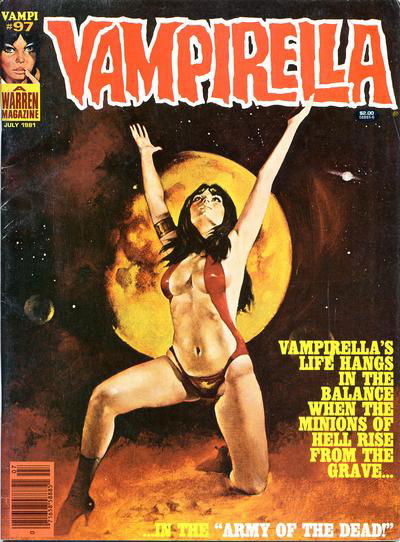 Vampirella (Warren, 1969 series) #97 July 1981