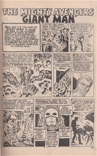 Origins of Great Marvel Comics Heroes (Newton, 1975?)  — Giant Man (page 1)