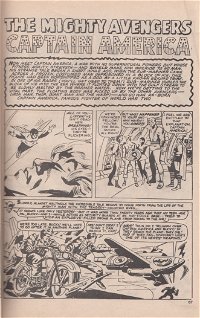 Origins of Great Marvel Comics Heroes (Newton, 1975?)  — Captain America (page 1)
