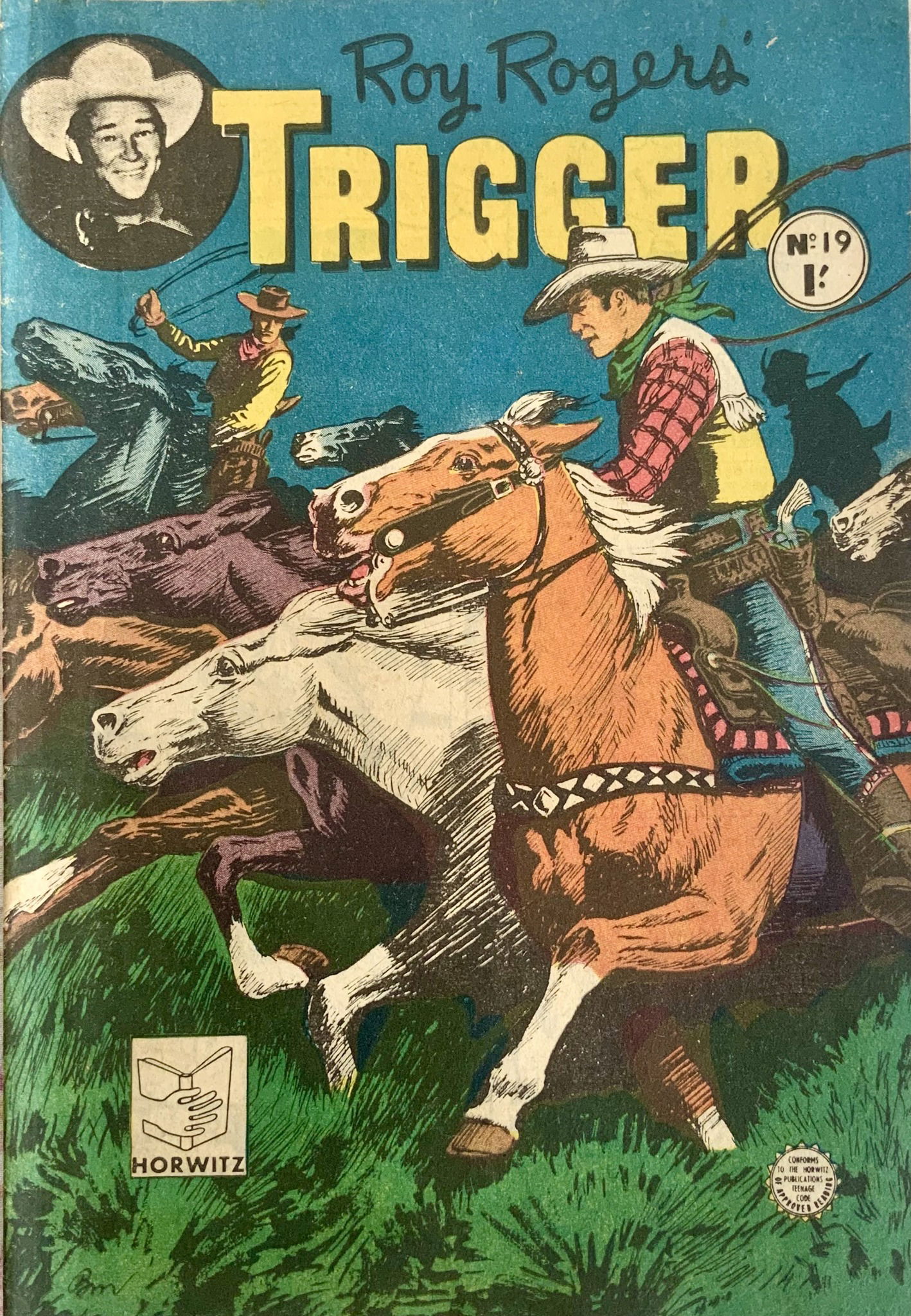 Roy Rogers' Trigger (Horwitz, 1955 series) #19 ([May 1956?])