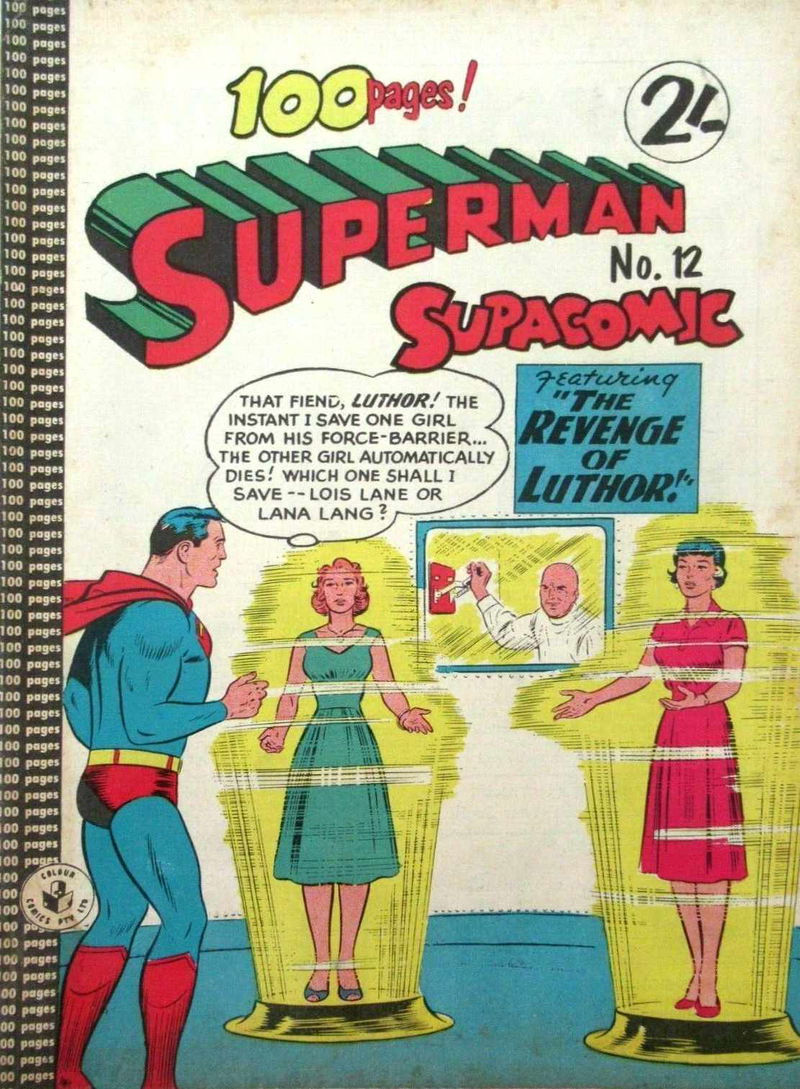 Superman Supacomic (Colour Comics, 1959 series) #12 ([July 1960])