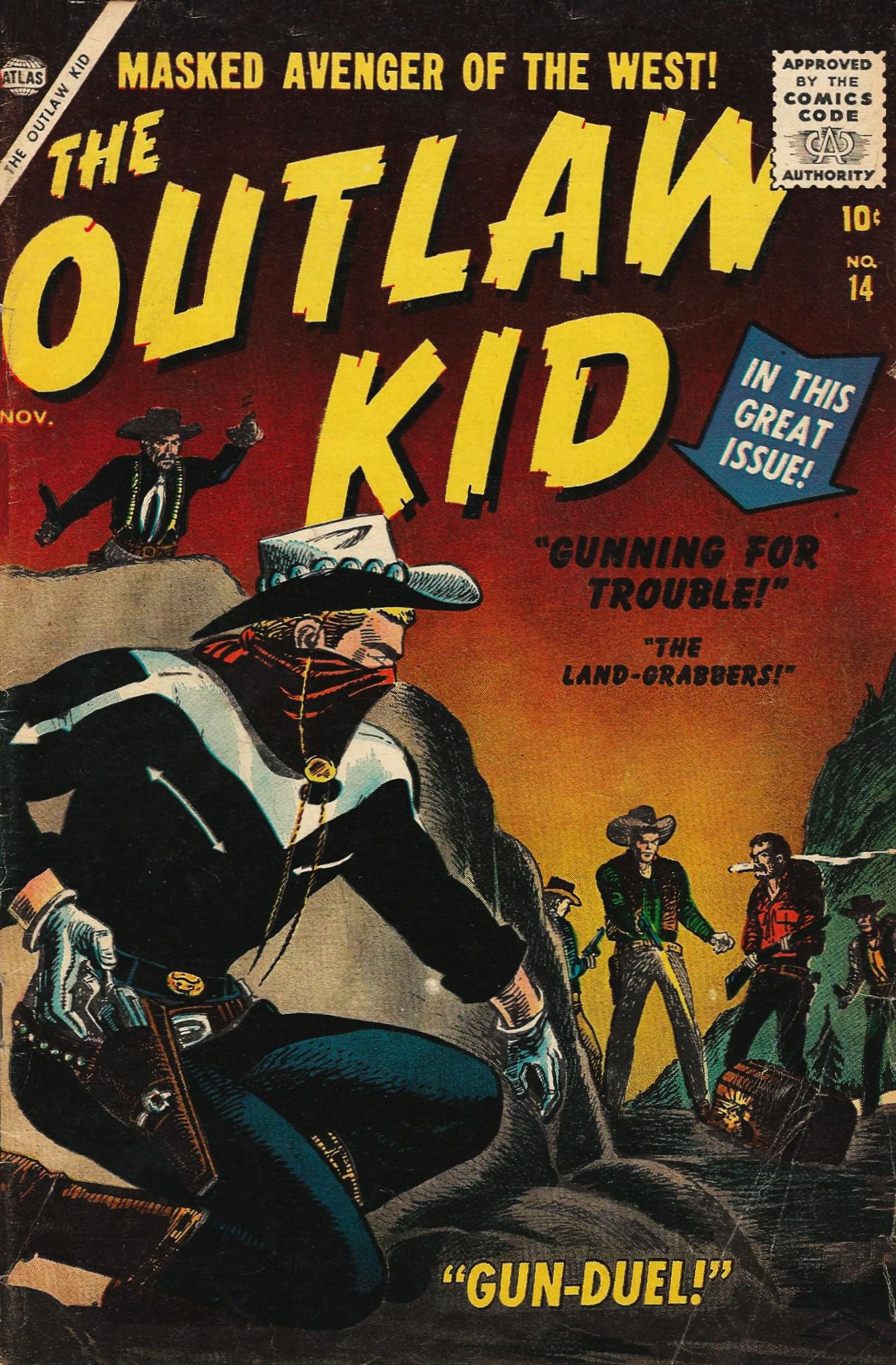 The Outlaw Kid (Atlas [Marvel], 1954 series) #14 (November 1956)