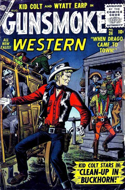 Gunsmoke Western (Marvel, 1955 series) #36 (August 1956)