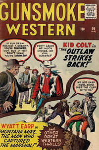 Gunsmoke Western (Marvel, 1955 series) #56 January 1960