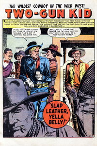 Slap Leather, Yella Belly! (<span class="fw-500">Gunsmoke Western</span>  #60 (September 1960)), page 1