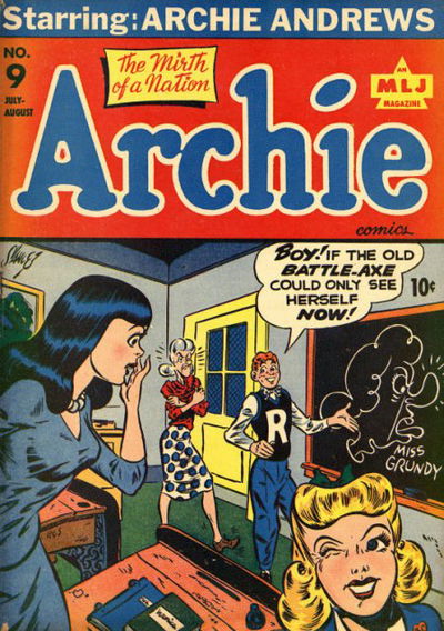 Archie Comics (Archie, 1942 series) #9 July-August 1944