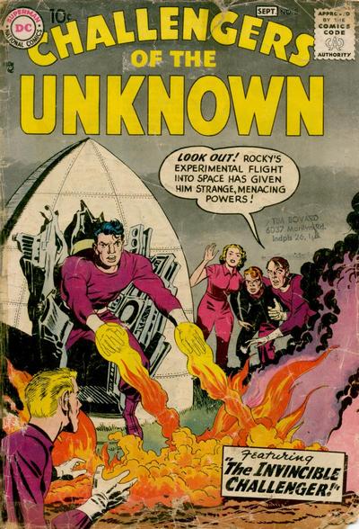 Challengers of the Unknown (DC, 1958 series) #3 (August-September 1958)