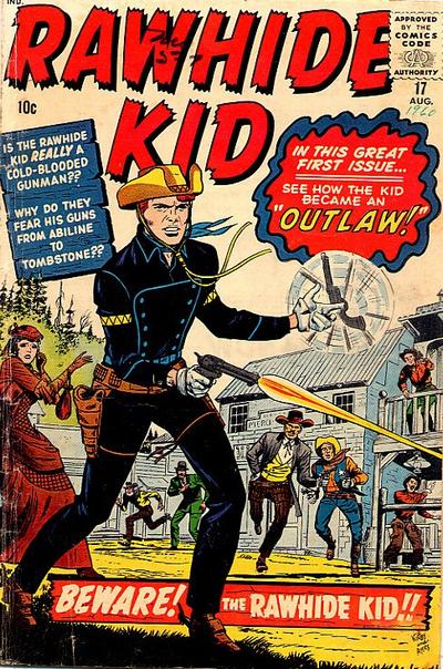 The Rawhide Kid (Marvel, 1960 series) #17 (August 1960)