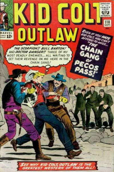 Kid Colt Outlaw (Marvel, 1949 series) #118 September 1964