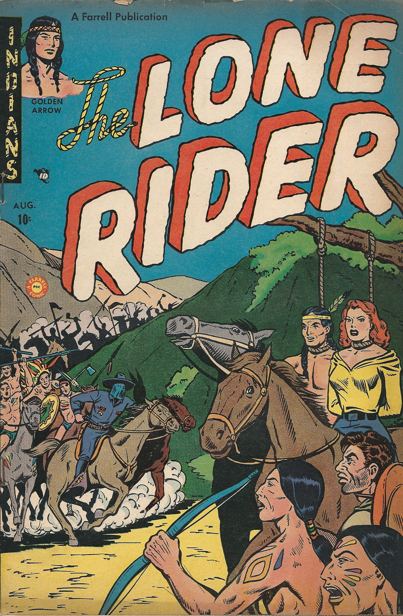 The Lone Rider (Farrell, 1951 series) #3 (August 1951)