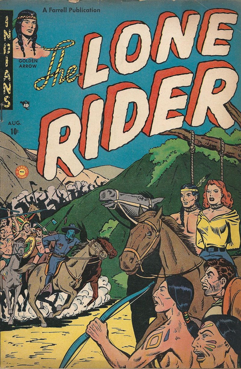 The Lone Rider (Farrell, 1951 series) #3 (August 1951)