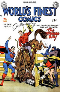 World's Finest Comics (DC, 1941 series)  #42 (September-October 1949) — The Wyoming Kid!