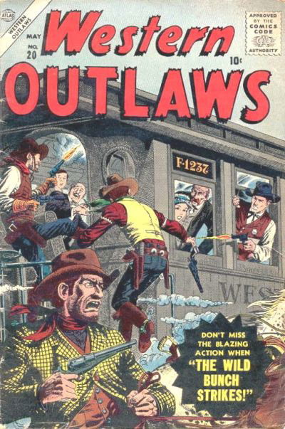 Western Outlaws (Warwick [Atlas], 1954 series) #20 (May 1957)