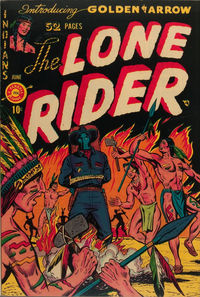 The Lone Rider (Farrell, 1951 series) #2 (June 1951)
