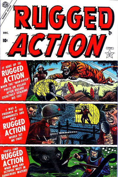 Rugged Action (Atlas [Marvel], 1954 series) #1 December 1954