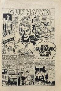 Wild Western (Transport, 1956? series) #1 — How Gunhawk Got His Name! (page 1)