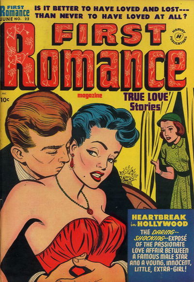 First Romance Magazine (Harvey, 1949 series) #22 June 1953