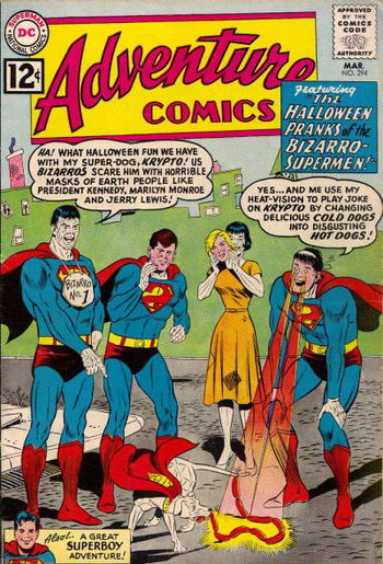 The Halloween Pranks of the Bizarro-Supermen!
