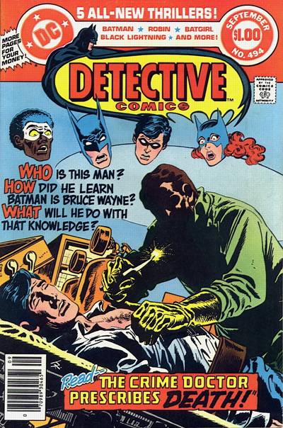 Detective Comics (DC, 1937 series) #494 (September 1980)