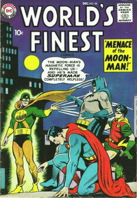 World's Finest Comics (DC, 1941 series)  #98 (December 1958) — The Menace of the Moon Man