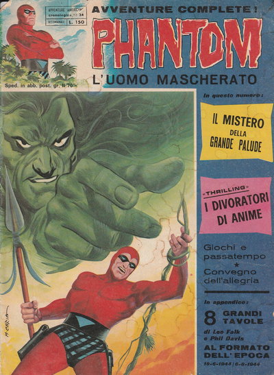 L'Uomo Mascherato Phantom  #34 (1972)