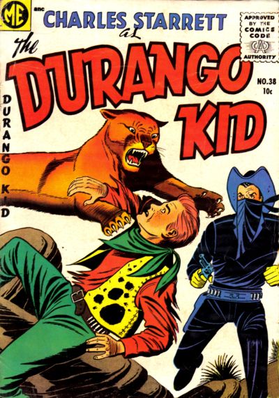 Charles Starrett as the Durango Kid (Magazine Enterprises, 1949 series) #38 (May 1955)