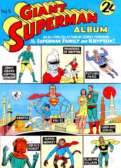 Giant Superman Album (Colour Comics, 1961 series) #5 [July 1965?]