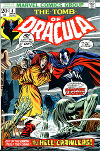Tomb of Dracula (Marvel, 1972 series)  #8 (May 1973) — The Hell-Crawlers!