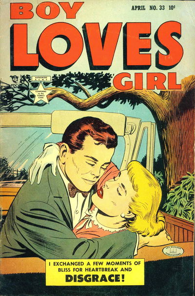 Boy Loves Girl (Lev Gleason, 1952 series) #33 (April 1953)