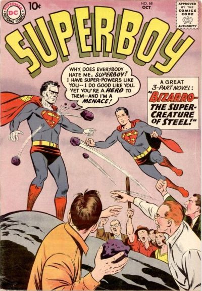 Superboy (DC, 1949 series) #68 (October 1958)