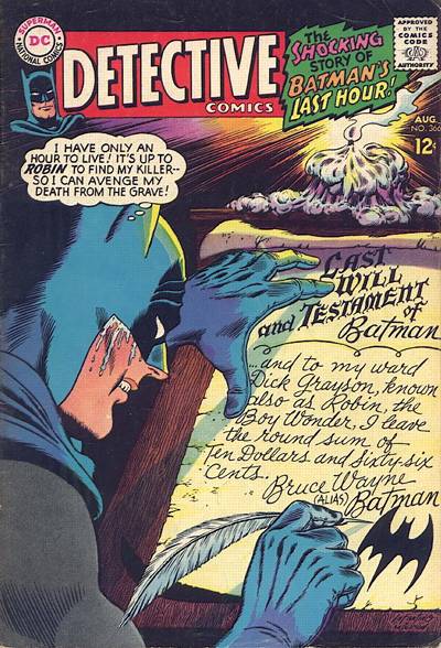Detective Comics (DC, 1937 series) #366 (August 1967)
