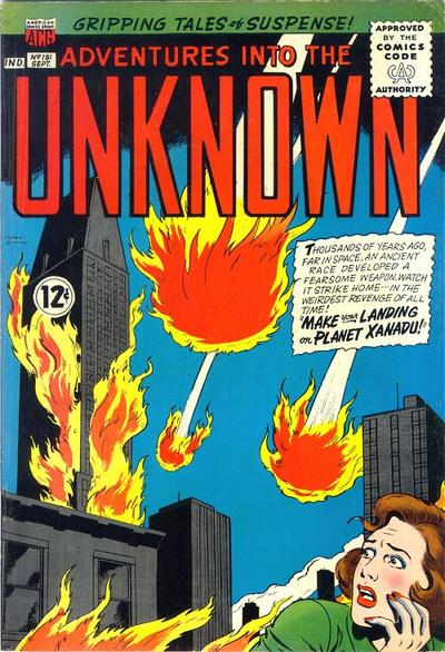 Adventures into the Unknown (ACG, 1948 series) #151 (September 1964)