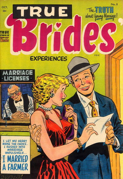 True Brides' Experiences (Harvey, 1955 series) #8 (October 1954)