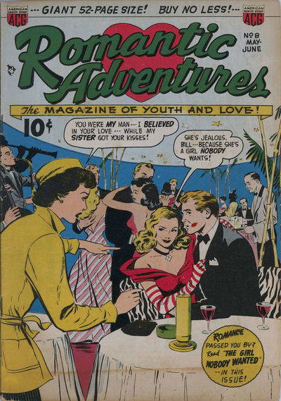 Romantic Adventures (ACG, 1949 series) #8 (May-June 1950)