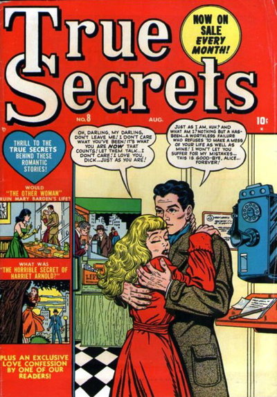 True Secrets  #8 (August 1951)