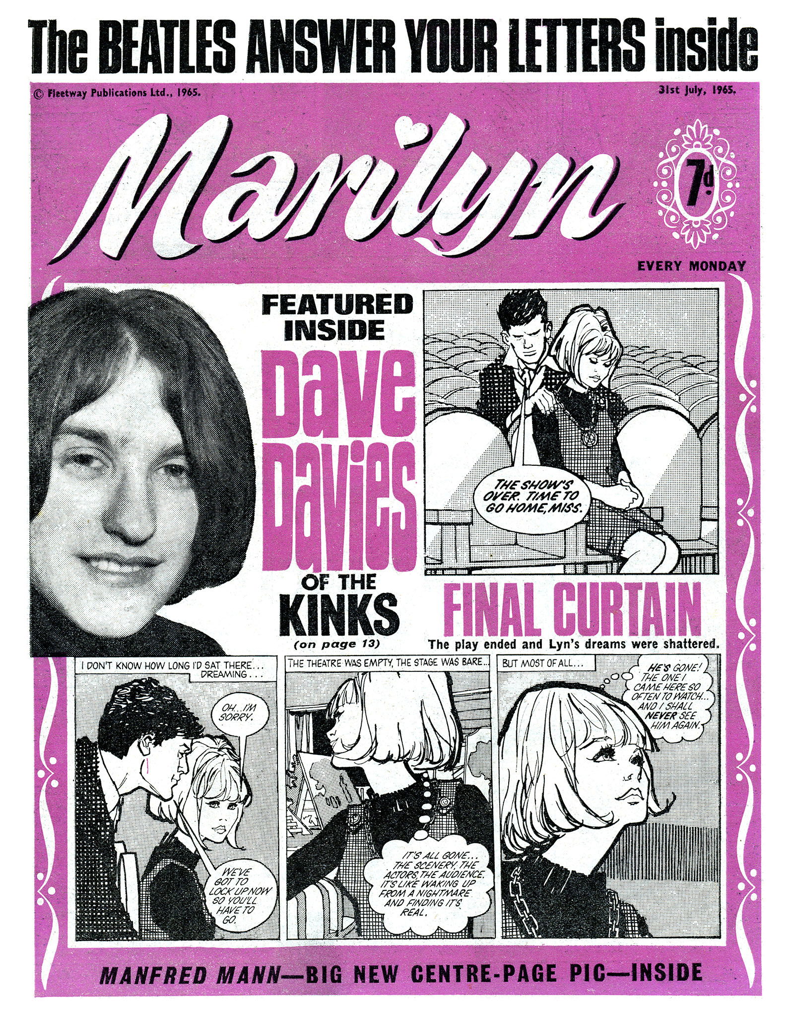 Marilyn (Fleetway, 1959? series) 31July 1965 (31July 1965)