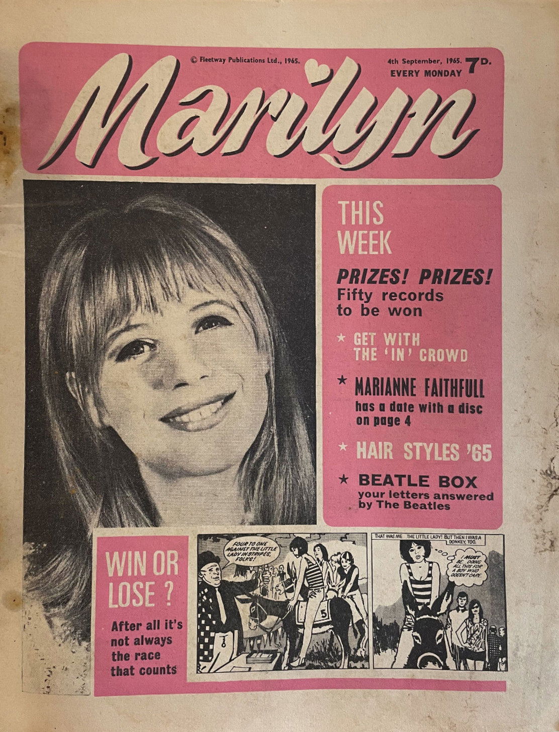 Marilyn (Fleetway, 1959? series) 4 September 1965 (4 September 1965)