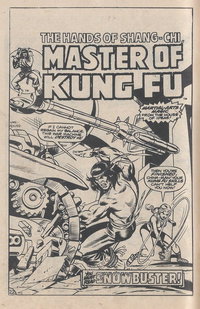 Master of Kung Fu (Yaffa/Page, 1977 series)  #7 ([December 1980?]) — Snowbuster!