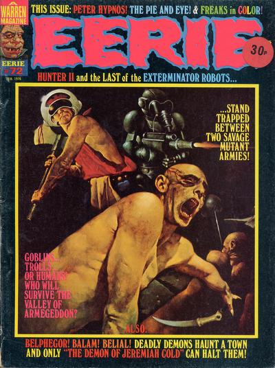 Eerie (Warren, 1966 series) #72 (February 1976)