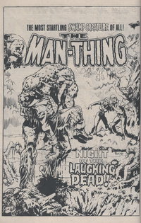 The Man-Thing (Yaffa/Page, 1979 series)  #2 ([1979?]) — Night of the Laughing Dead!