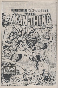 The Man-Thing (Yaffa/Page, 1979 series)  #2 ([1979?]) — The Soul-Slayers Strike!