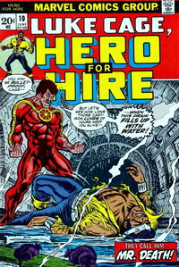 Hero for Hire (Marvel, 1972 series)  #10 (June 1973) — They Call Him... Mr. Death!