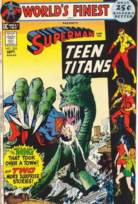 World's Finest Comics (DC, 1941 series)  #205 (September 1971) — The Thing that Took Over a Town!