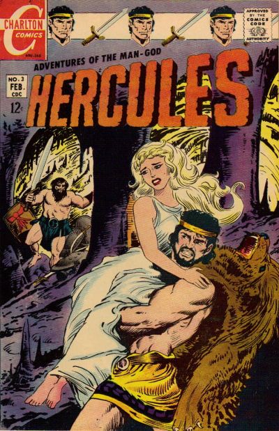 Hercules (Charlton, 1967 series) #3 (February 1968)