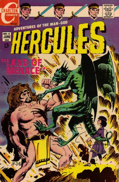 Hercules (Charlton, 1967 series) #4 (June 1968)