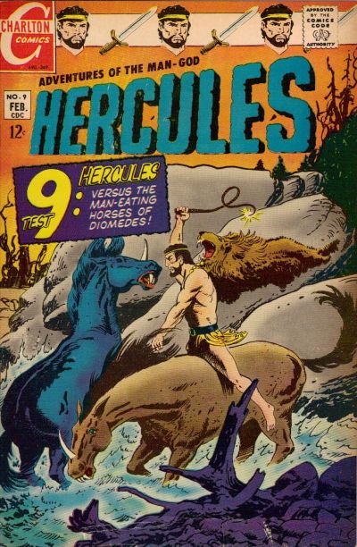 Hercules (Charlton, 1967 series) #9 (February 1969)