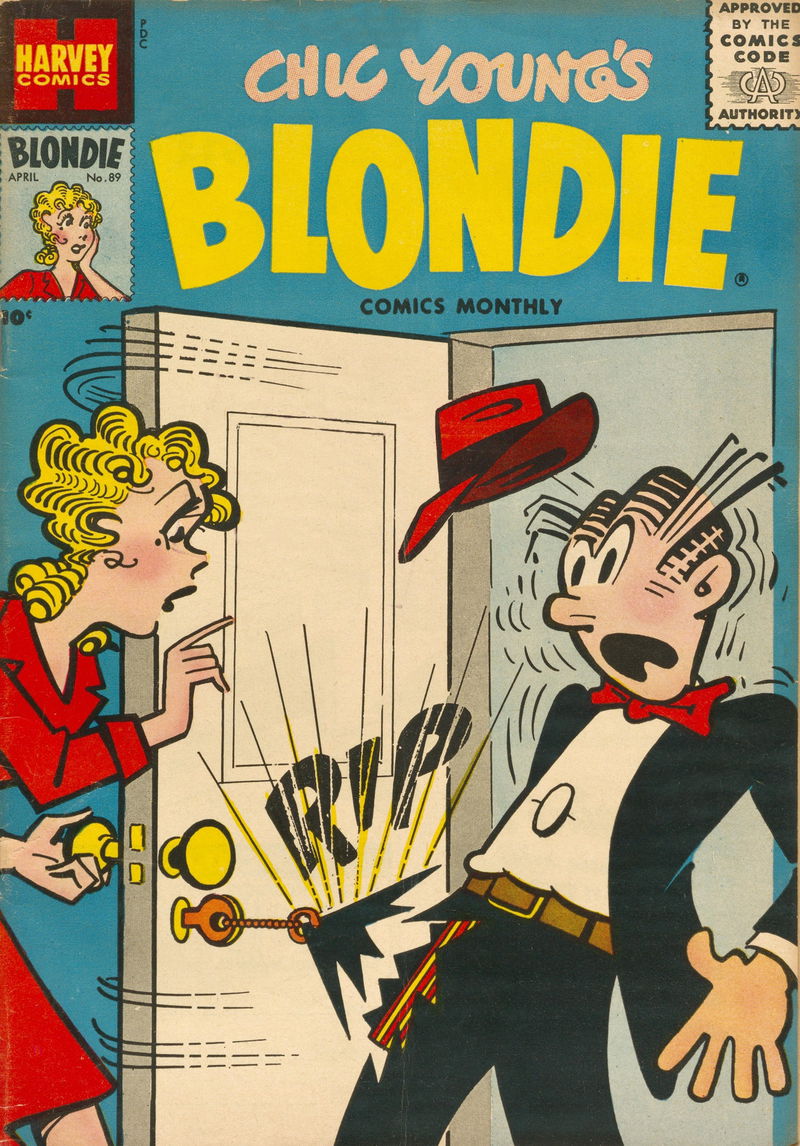 Blondie Comics Monthly (Harvey, 1950 series) #89 (April 1956)
